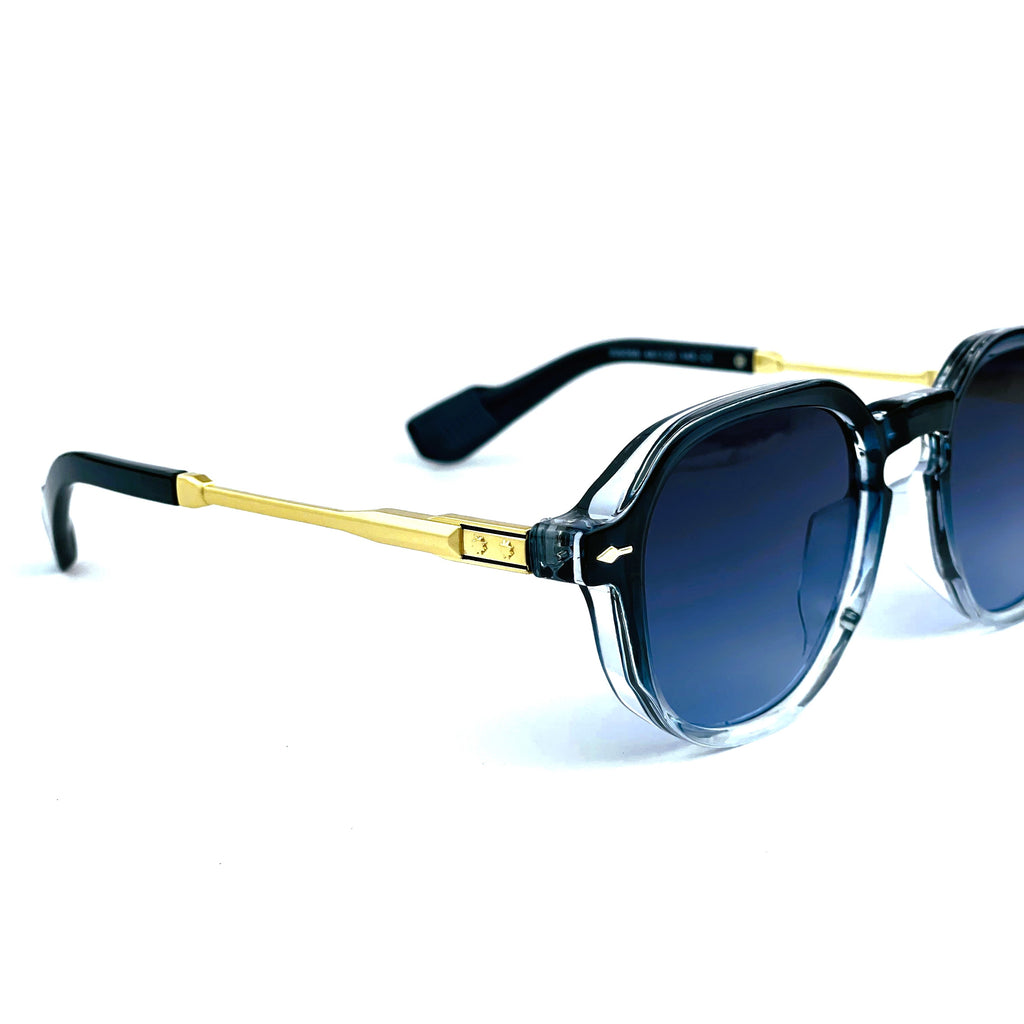Ivory Leaf Blue